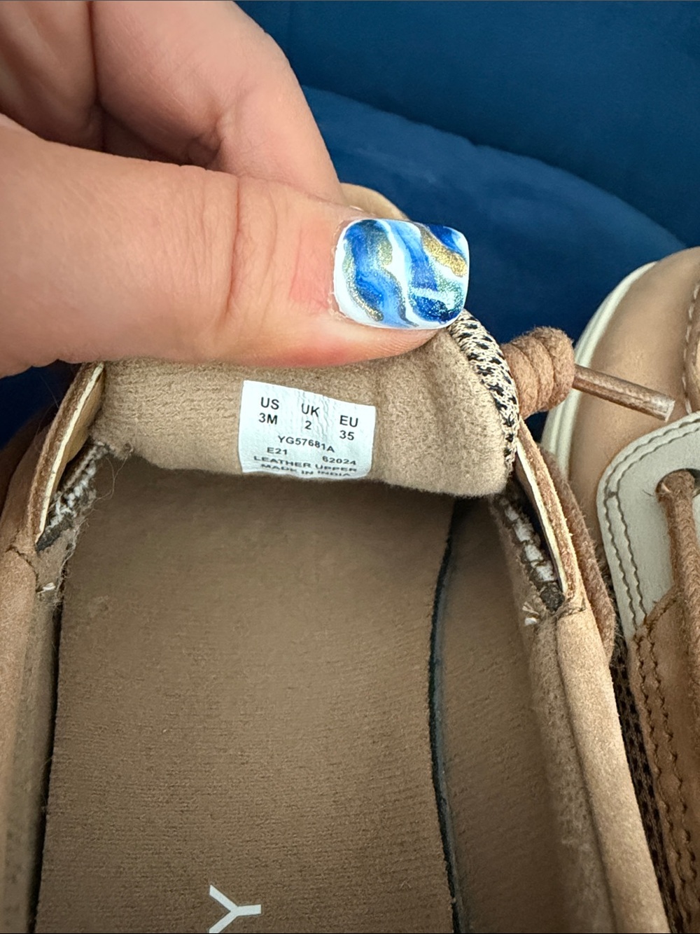 Sperry big kids Chestnut Brown Leather Boat Shoes - Picture 3 of 3